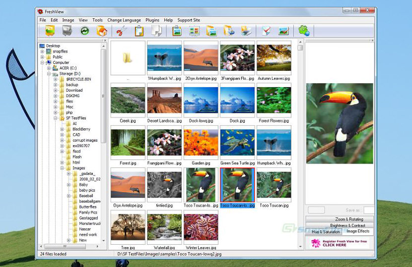 fresh view open source torrent bittorrent screen shot