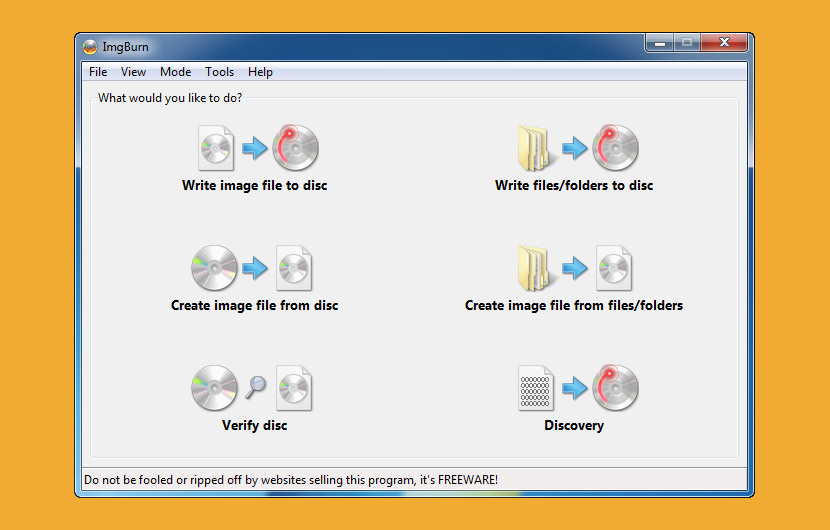 how to burn music to cd imgburn