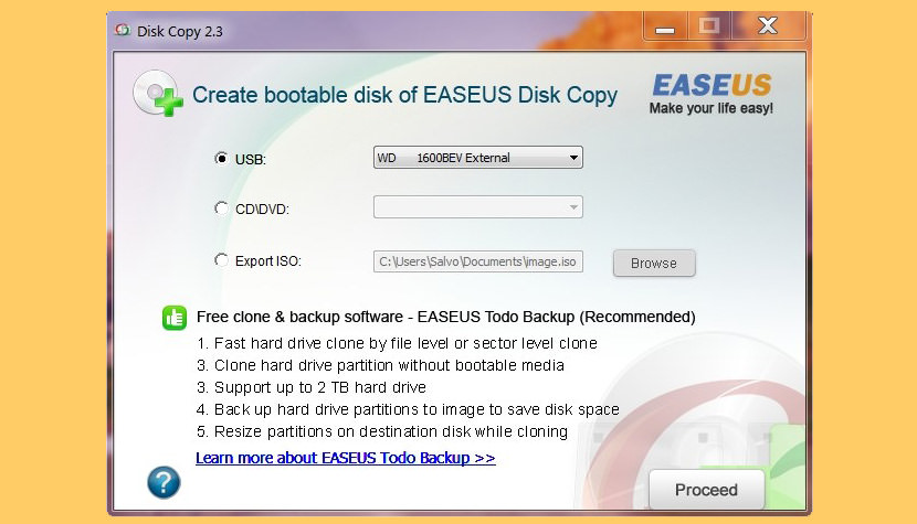 easeus disk cloning