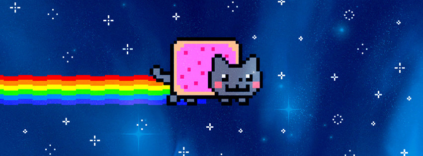 Nyan Cat Facebook Timeline Cover