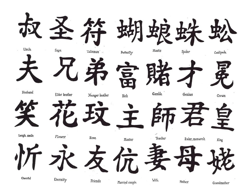 beautiful in chinese writing