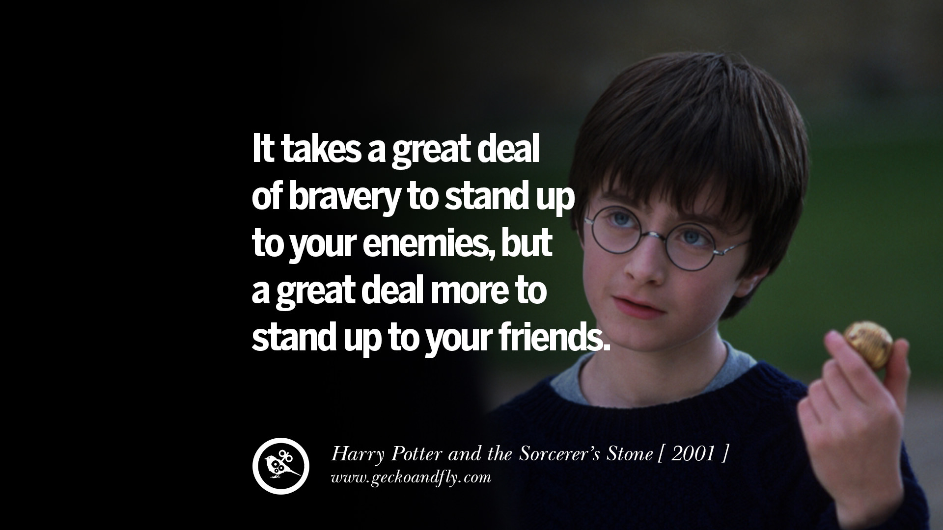 20 Inspiring Movie Quotes On Love Life Relationship And Friends   Harry Potter Sorcerer Stone Quote Bravery Friends 