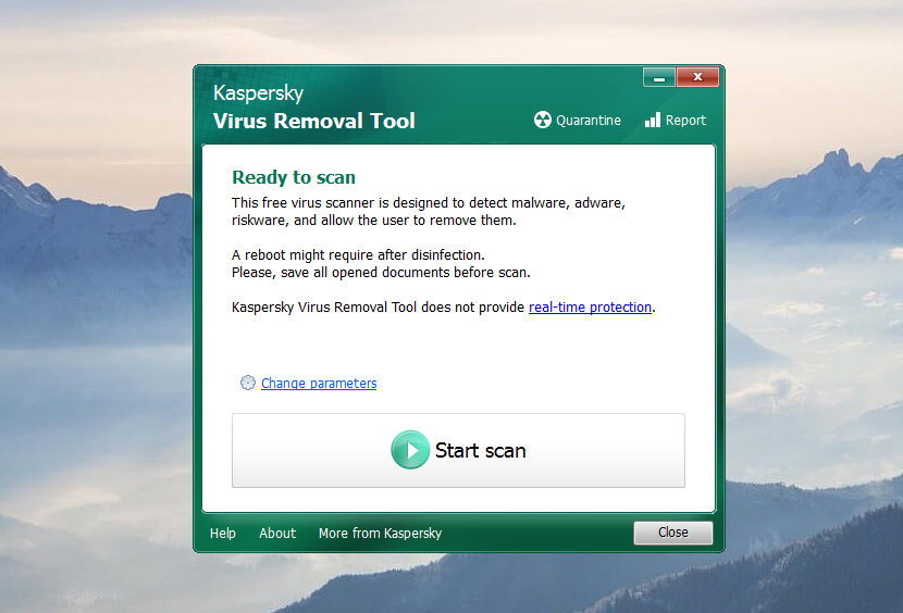 kaspersky offline virus removal tool