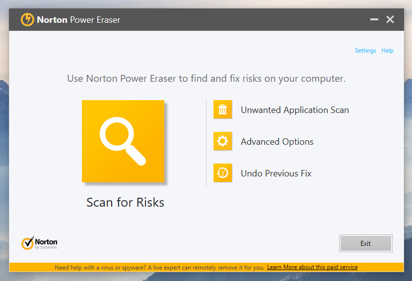 norton power scan