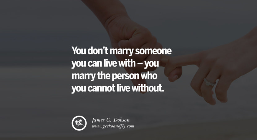 Você pode amar alguém e não quer se casar com eles?