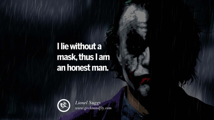 24 Quotes on Wearing a Mask, Lying and Hiding Oneself