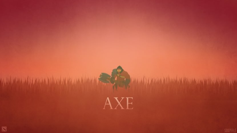 Axe download dota 2 heroes minimalist silhouette HD wallpaper