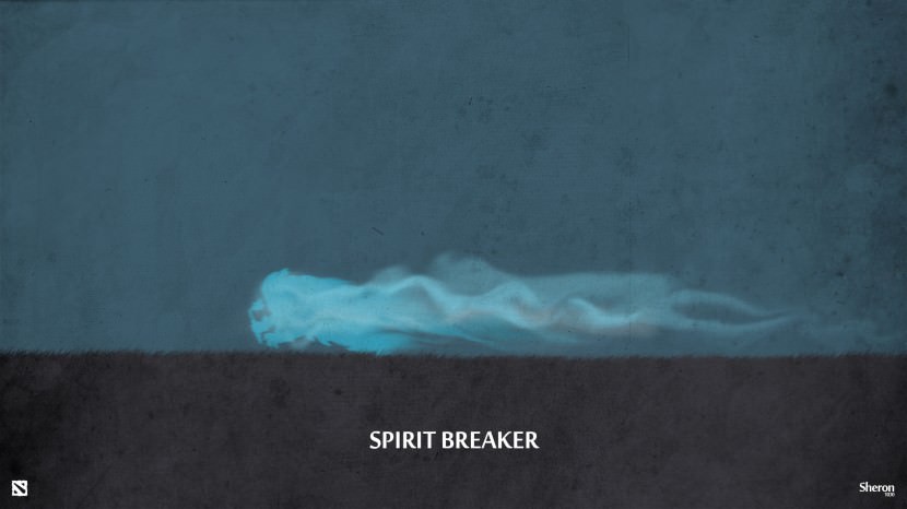 Spirit Breaker download dota 2 heroes minimalist silhouette HD wallpaper
