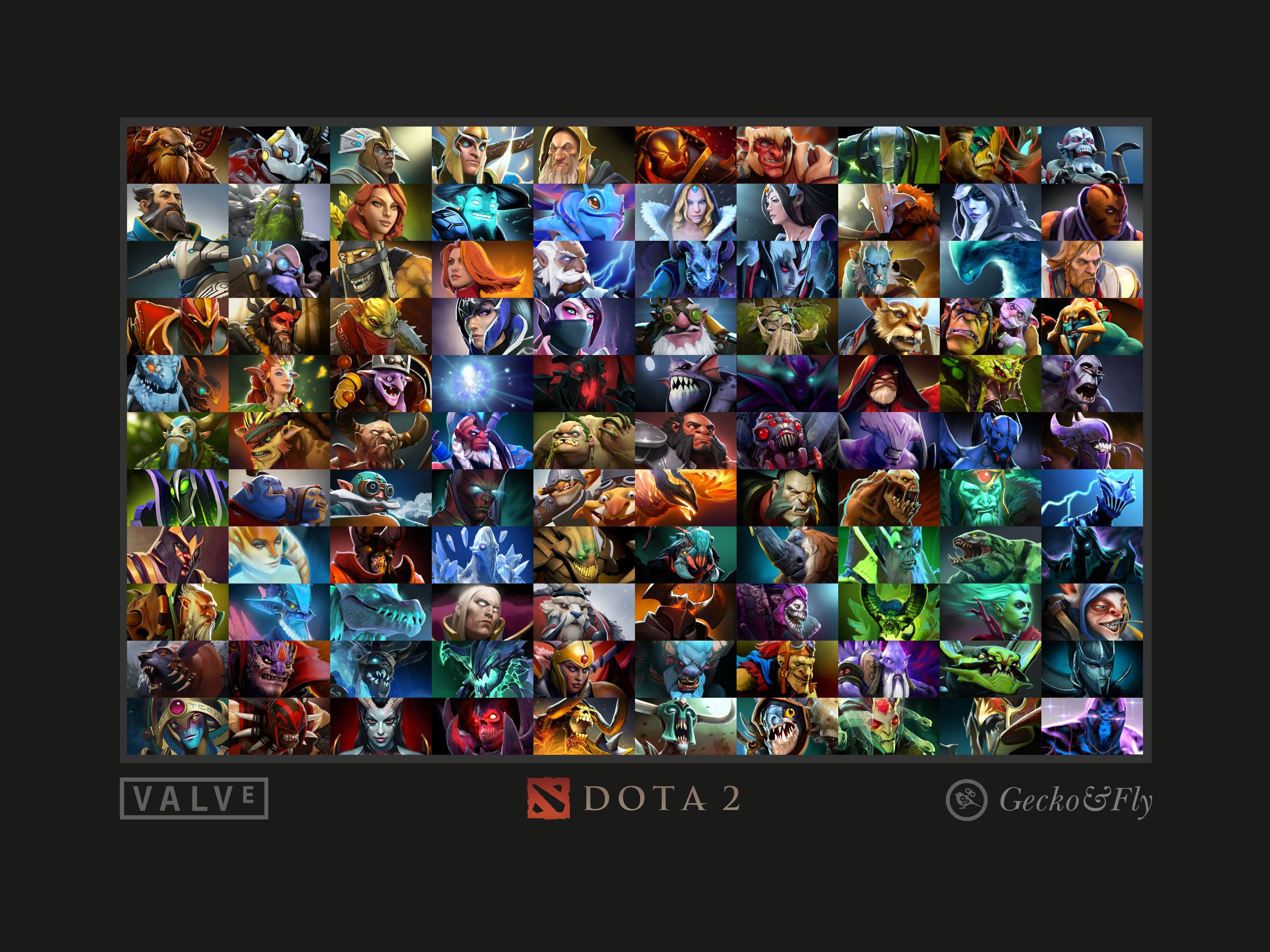 50 Beautiful DOTA 2 Posters Heroes Silhouette HD Wallpapers