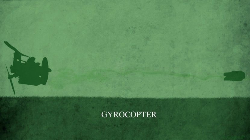 Gyrocopter download dota 2 heroes minimalist silhouette HD wallpaper