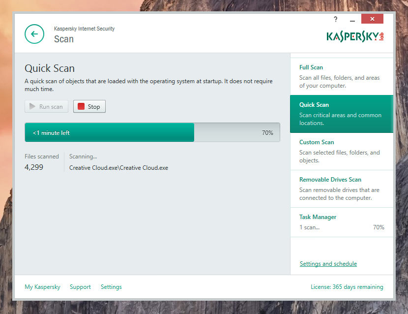 kaspersky internet security