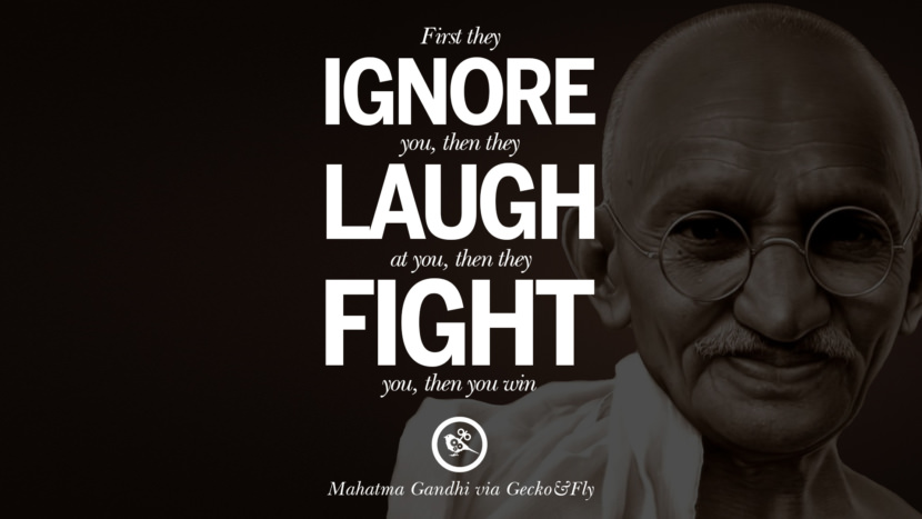 28 Mahatma Gandhi Quotes And Frases On Peace, Protest, and Civil Liberties