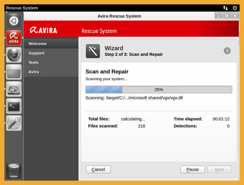 download Avira Rescue System ISO 16.11.2021