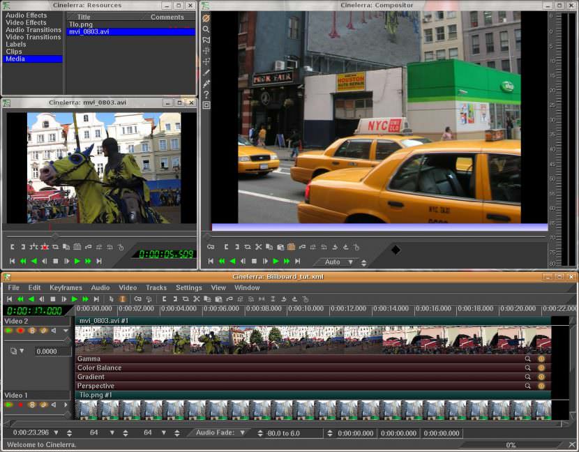 Cinelerra Free Video Editing Software For YouTube Movies And Film