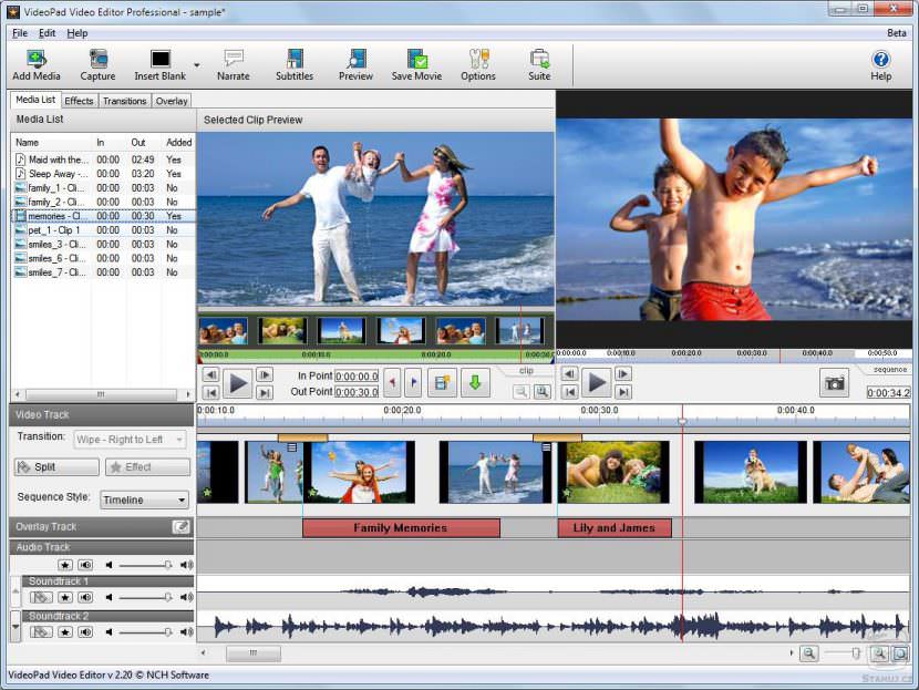 videopad Free Video Editing Software For YouTube Movies And Film