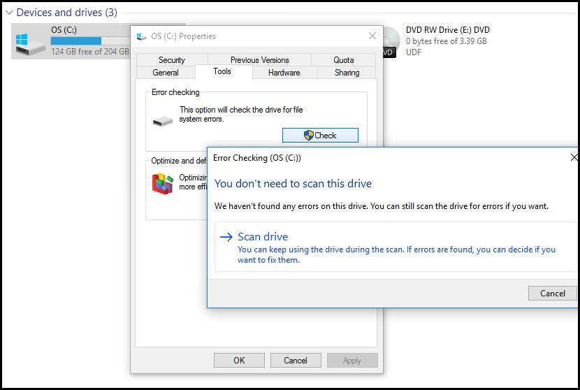 check hard drive health windows for mac hard drive