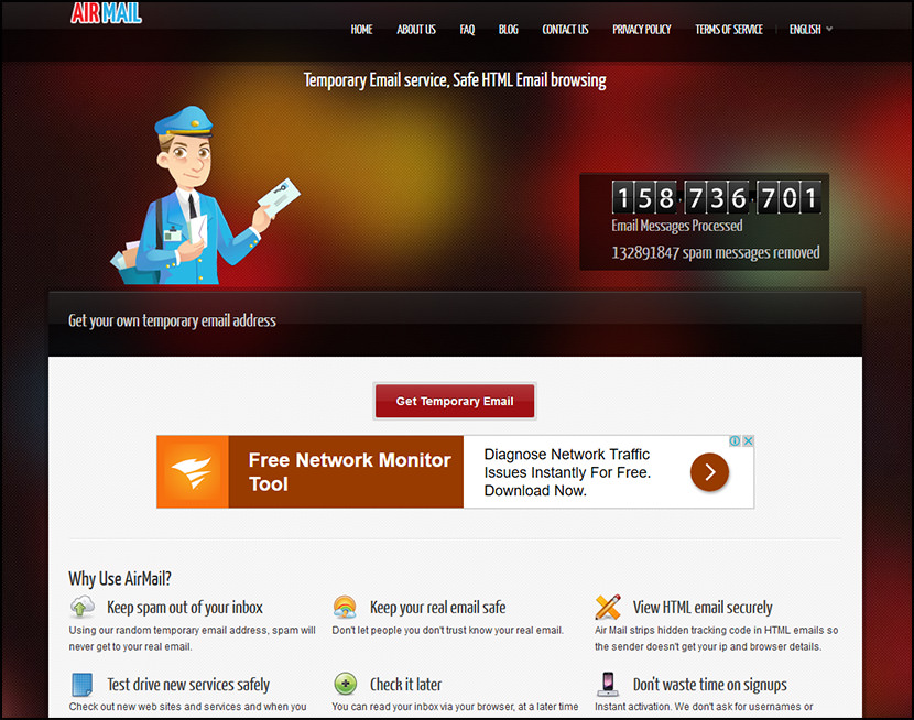 airmail Free Temporary Disposable Email Services To Fight Spam