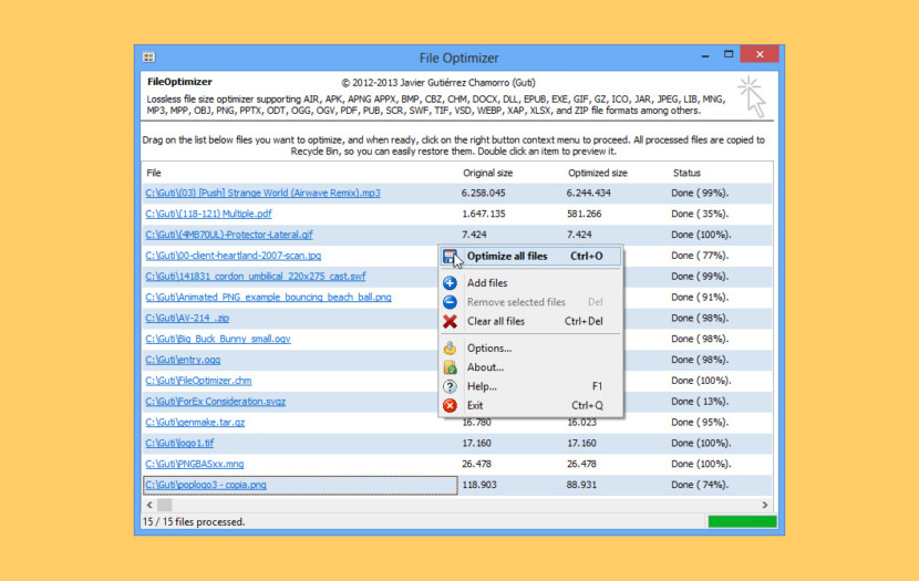 FILEminimizer