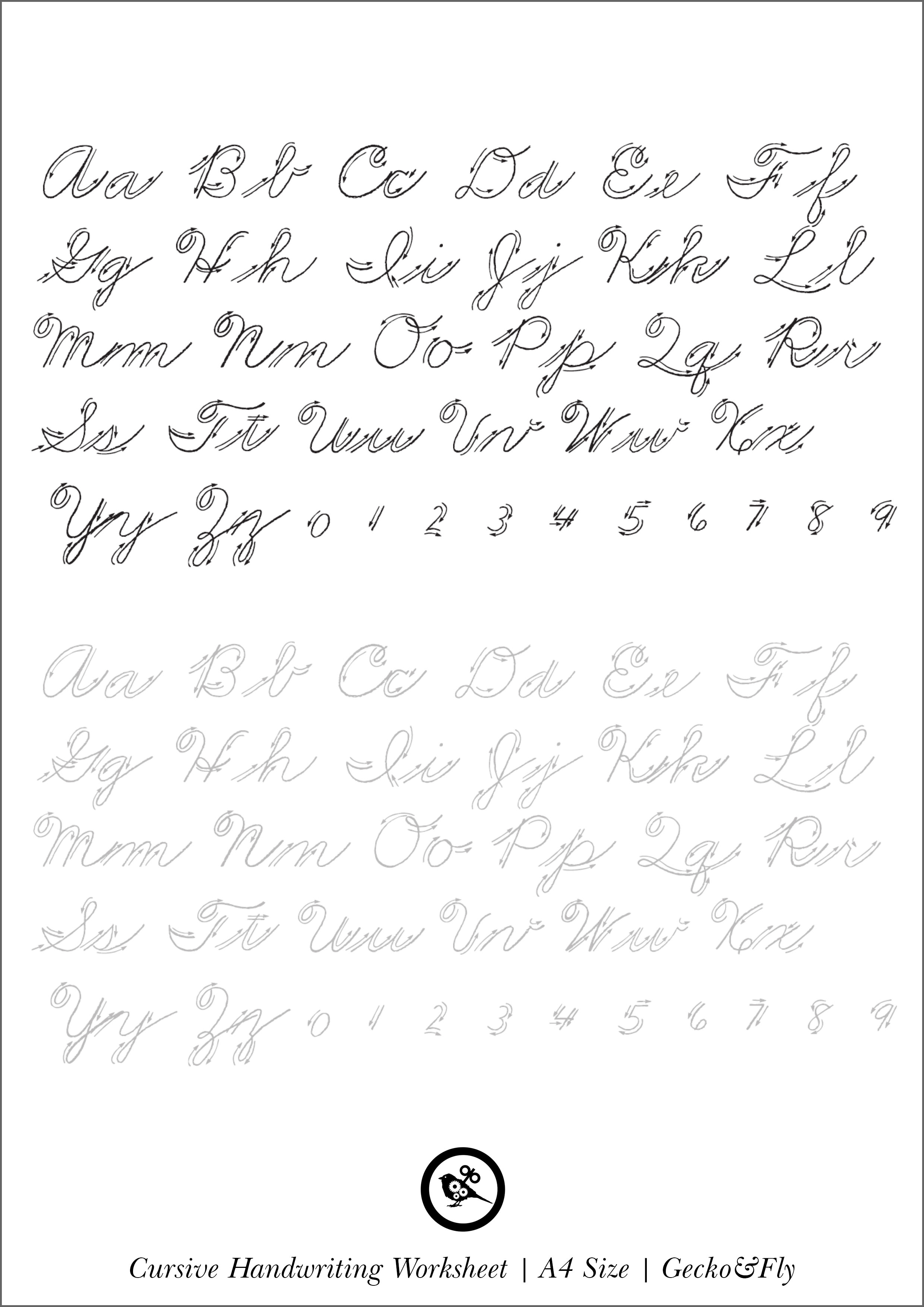 practice manuscript handwriting sheets