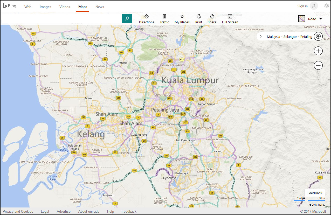 Google Bing Maps