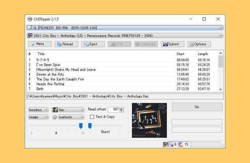 cd to mp3 with metadata converter