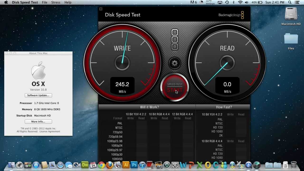 blackmagic disk speed test download windows 10