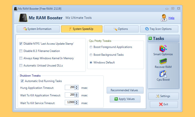 memorybooster ram optimizer