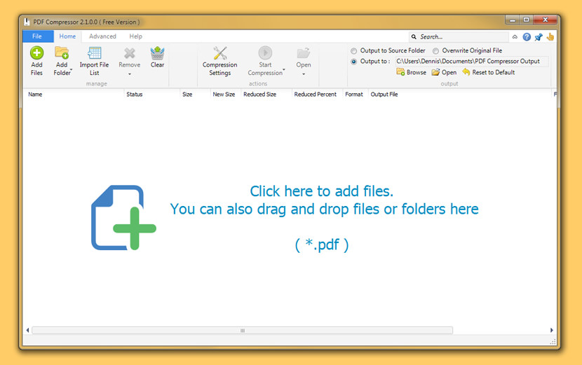 PDF FILE COMPRESSOR