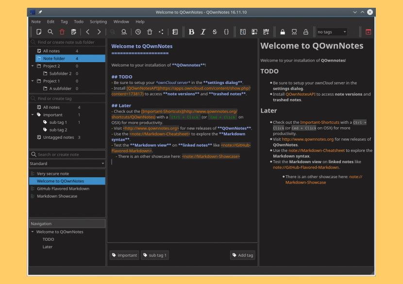 qownnotes change default note title