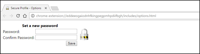 password mini for chrome extension