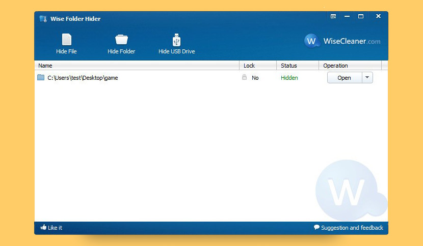 Wise Folder Hider Pro 5.0.2.232 free instal