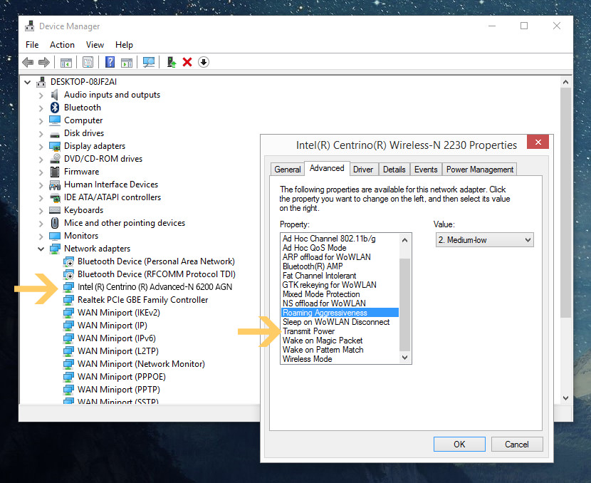 intel centrino wifi driver windows 10