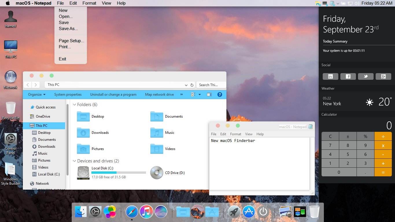 Mac Os Sierra Icon Pack For Windows 10