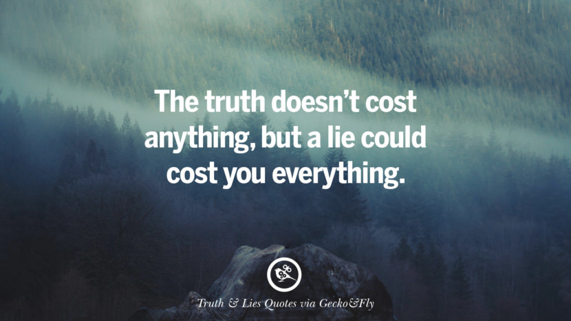 Lie quotes or truth 40 Honesty