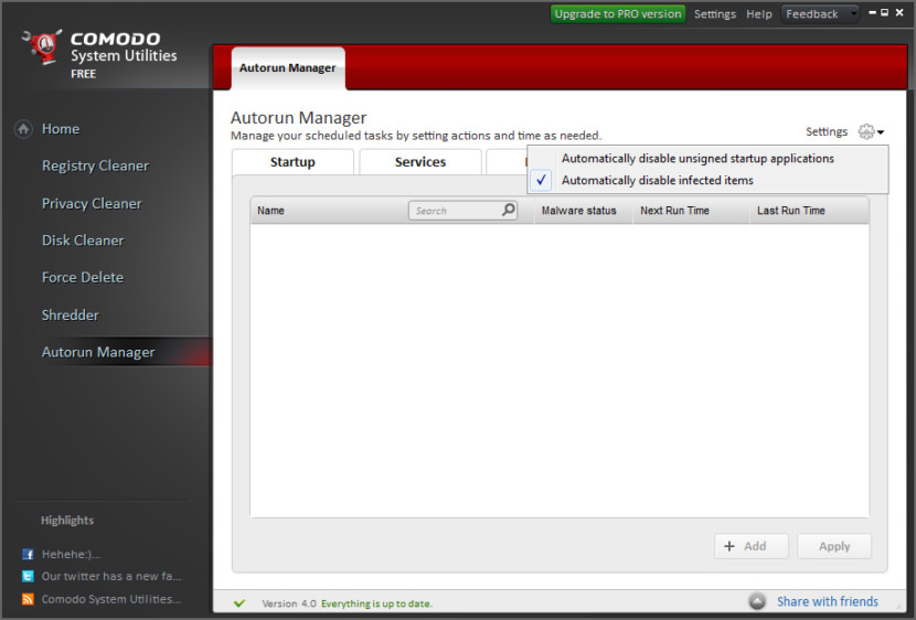 Comodo System Utilities