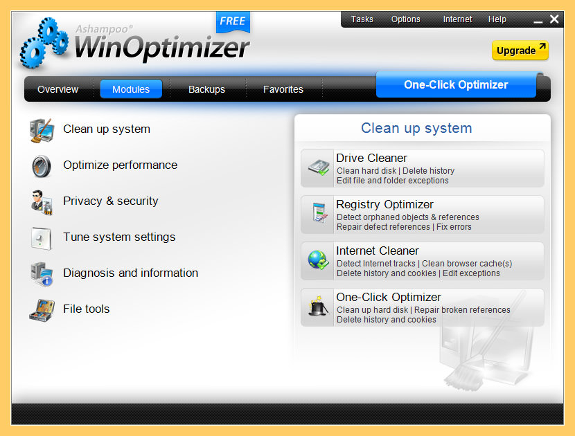 Ashampoo WinOptimizer Free