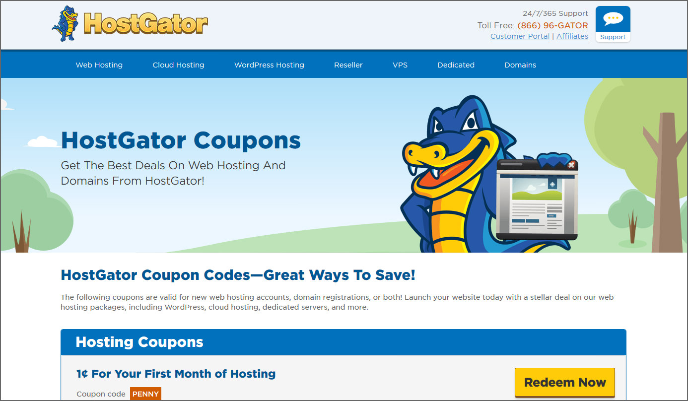 6 Hosting Coupon Codes Sites For GoDaddy, Host Gator, Blue Host And More