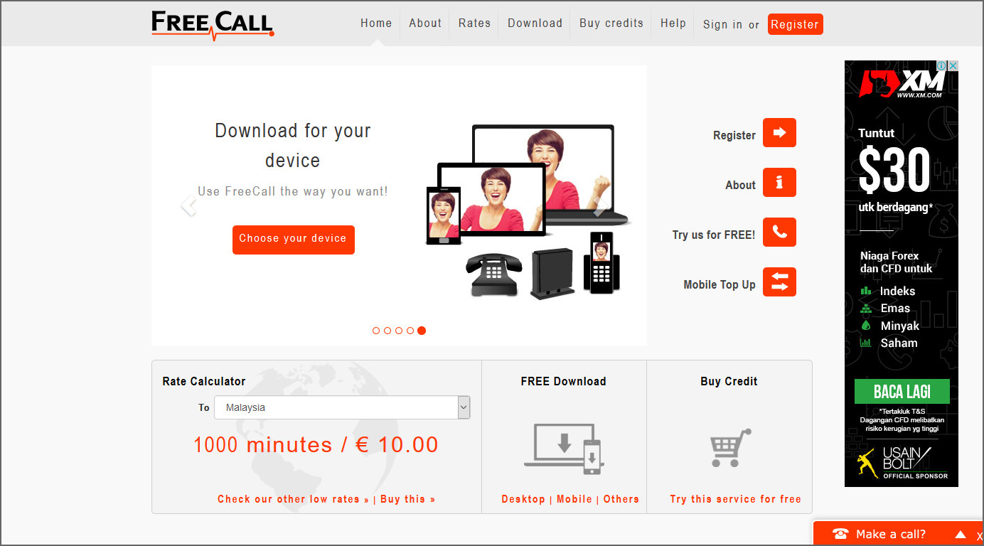 call landline from internet free