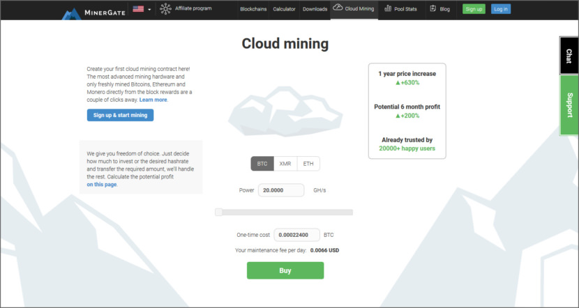 MinerGate Cloud Mining