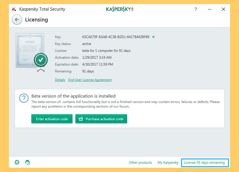 Download Kaspersky Total Security For 30Days Activation Code