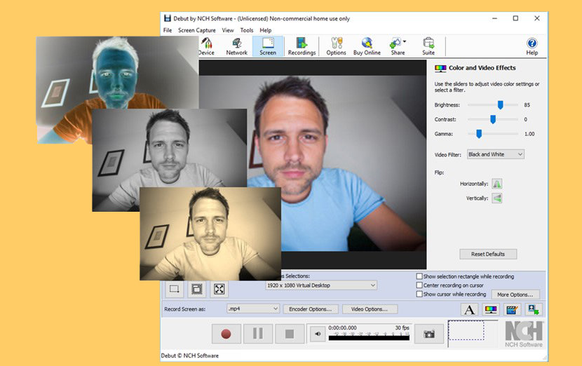 mac webcam filters for windows