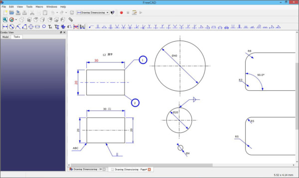 using freecad to convert 3d drawing to 2d sketch