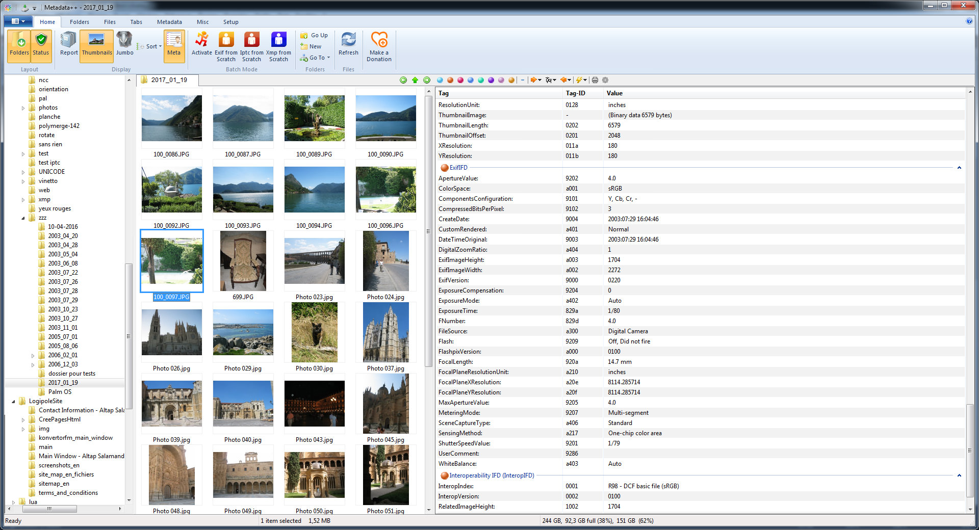 Jeffreys exif data viewer