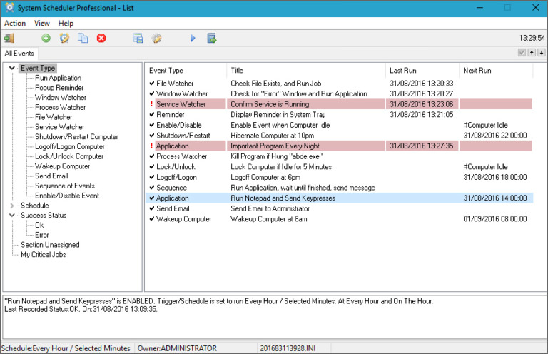 3 Free Windows Advanced Task Scheduler Alternatives