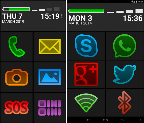 7 Free Senior Mode 'Themes' With Big Icons For Android Smartphone