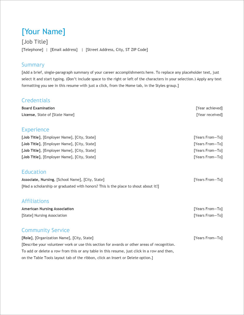 55 Free Modern Resume / CV Templates - Minimalist, Simple & Clean Design