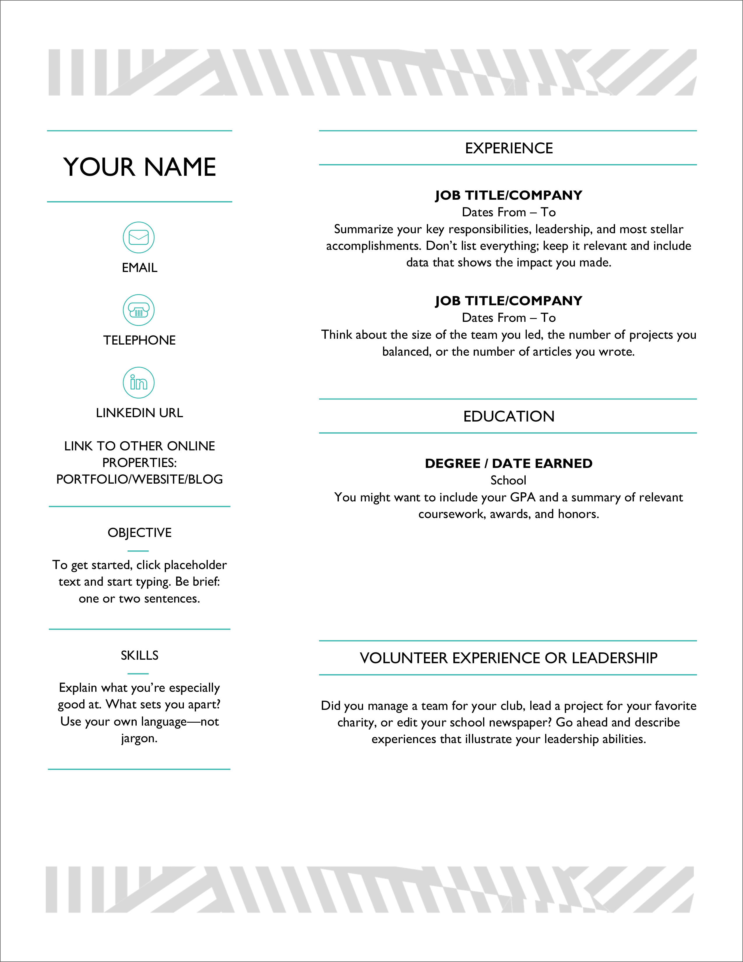 diploma fresher resume format download in ms word   5