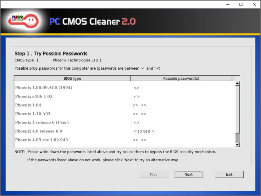 PC CMOS Cleaner