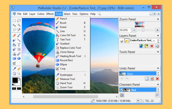 pixlr editor online photoshop browser