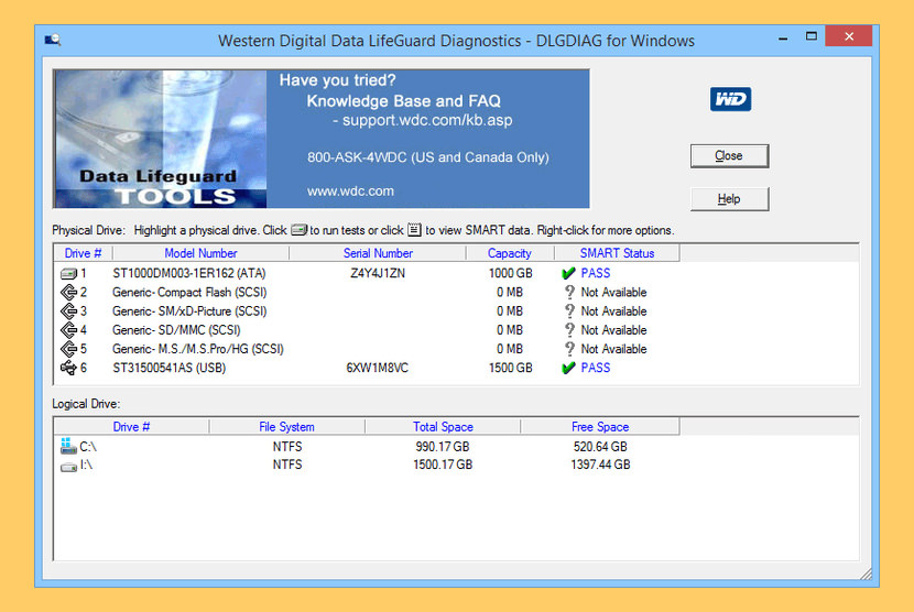 Data Lifeguard Diagnostic by WD